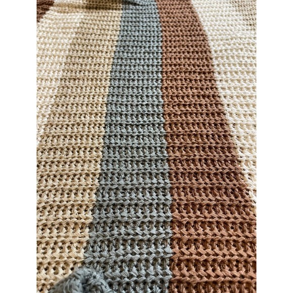 Altar'd State Womens Size S/M Sweater Striped Long Sleeve Pullover Oversized - Picture 7 of 9